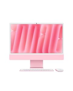 APPLE PC All In One - da 24 pollici con display Retina 4.5K: chip Apple M4 16GB, SSD da 256GB - Rosa  - MWV43T/A 