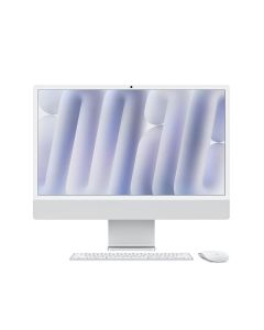 APPLE  PC All In One - da 24 pollici con vetro nano-texture: chip Apple M4 SSD da 256GB, 16GB - Argento  - MD3H4T/A 