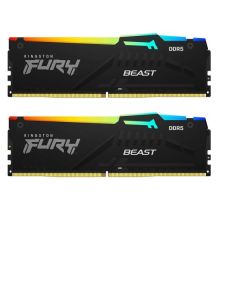 Kingston - FURY Beast Black RGB XMP 32GB Kit da 2 -  KF552C40BBAK2-32